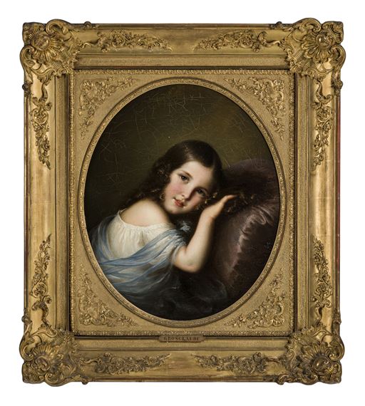 Portrait de fillette by Louis Aimé Grosclaude