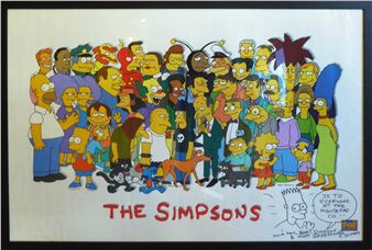 SIMPSONS POSTER - Matt Groening