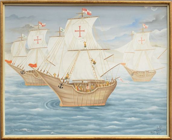 The three caravels of Columbus - Bermy Dorvil