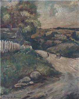 Farm Landscape Painting - Philip V. Rodel
