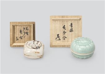 Shino incense container - Shuntai Hayakawa