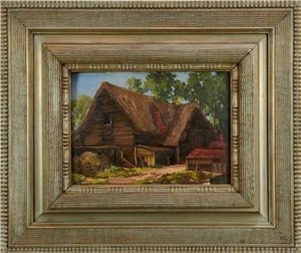 A Thatched Barn - Lewis Taylor Gibb