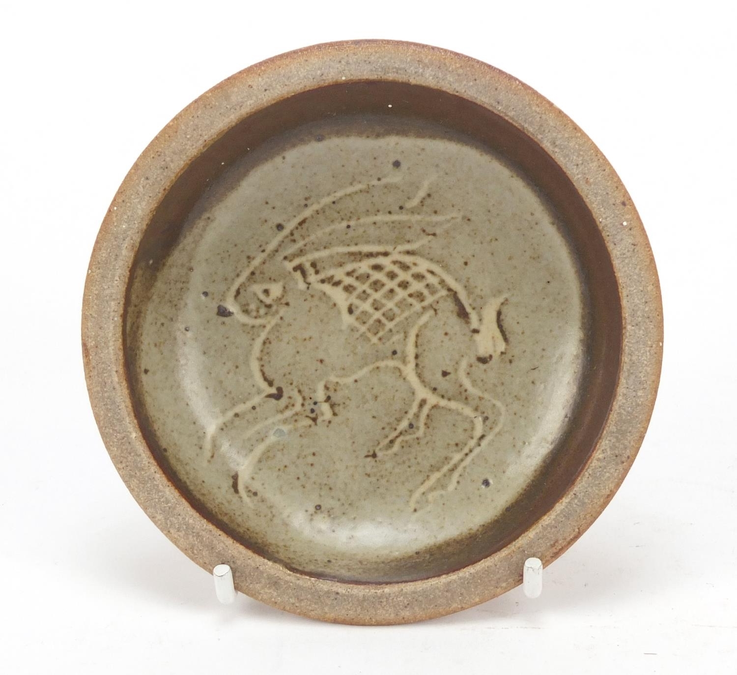 Bernard Howell Leach St Ives Studio pottery dish MutualArt