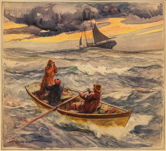 Dorymen Lost at Sea by Gordon Grant