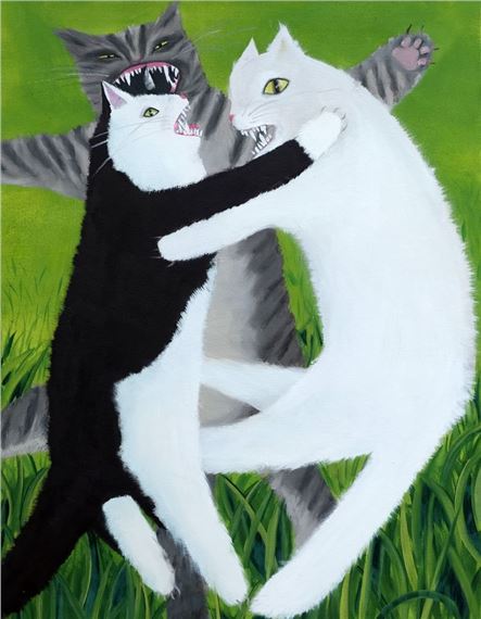 ANGRY CATS II by Karolina Jabłońska, 2015