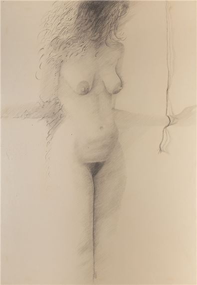 Female nude by Leszek Rózga, 1981