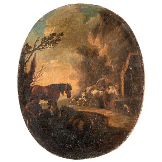 Scena pastorale by Johan Heinrich Roos