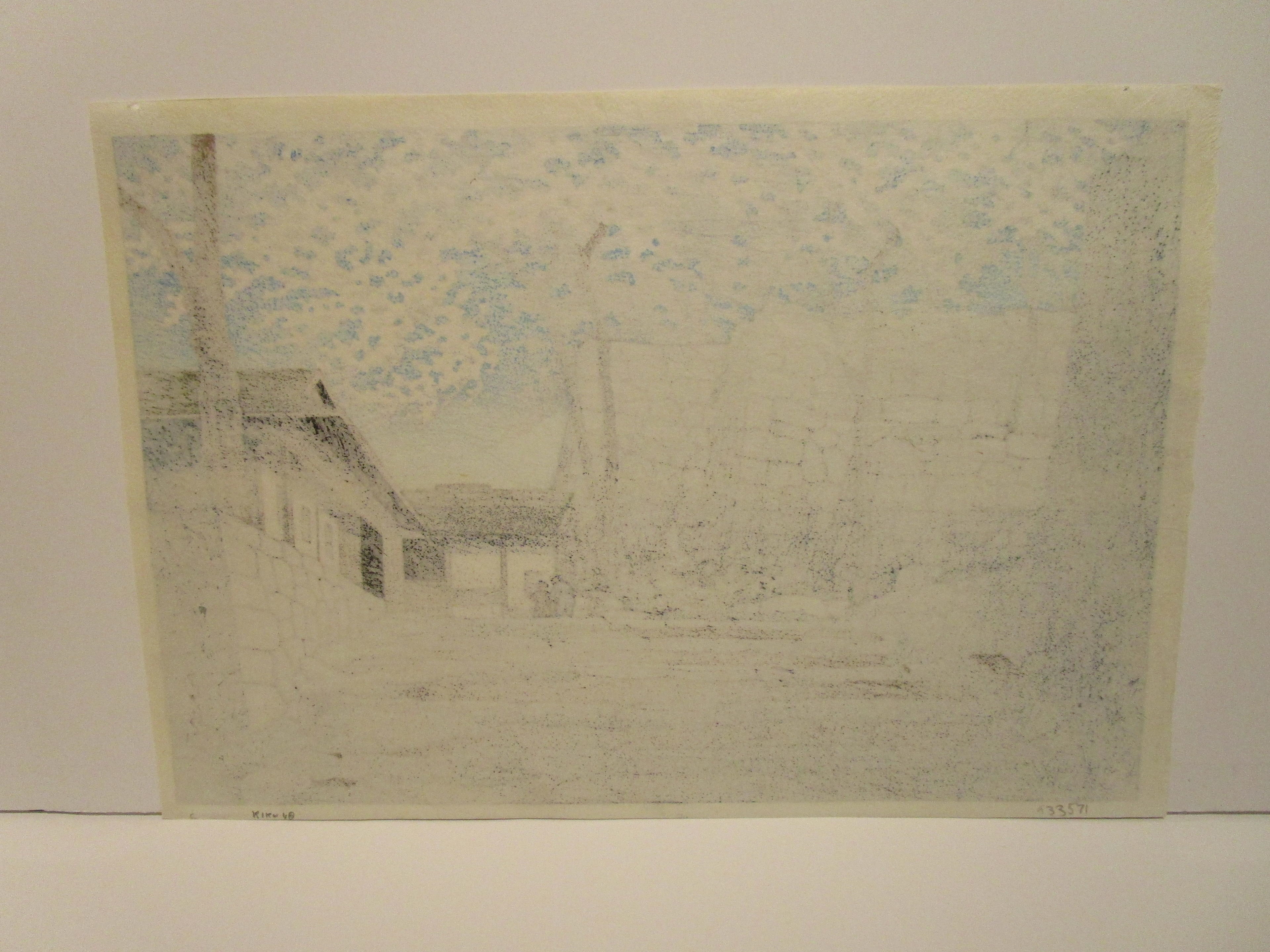 Artwork by Hasui Kawase, Shirakawa joshi no Sakura (Cherry Blossoms at the Shirakawa Castle Ruins), Made of oban tate e print