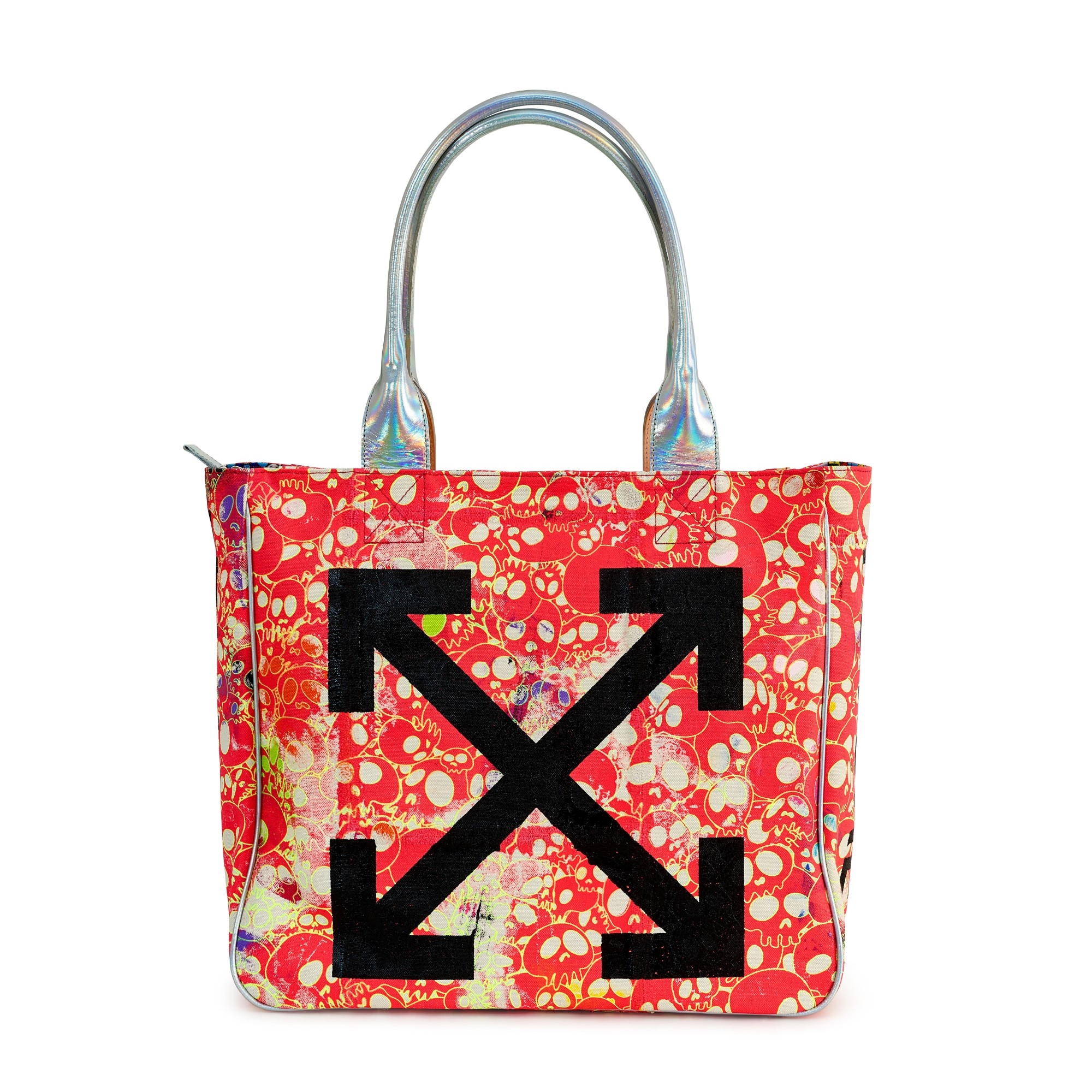Gold and Black Tote Bag in Canvas and Leather, 2018, signed by Murakami and  Abloh, The Art of Giving: The Luxury Wish List, 2020