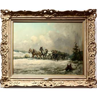 HAULING LOGS IN WINTER - Feerencz May