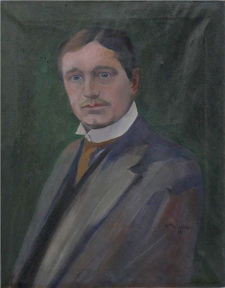Halbportrait eines Herrn by Hans Breinlinger, 1913
