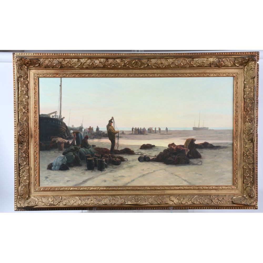 Charles Emmanuel Joseph Roussel | Les préparatifs pour la pêche | MutualArt