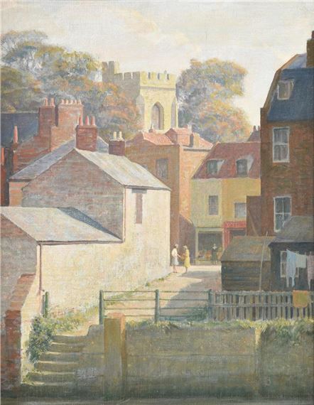 Village Scene by John Bulloch Souter