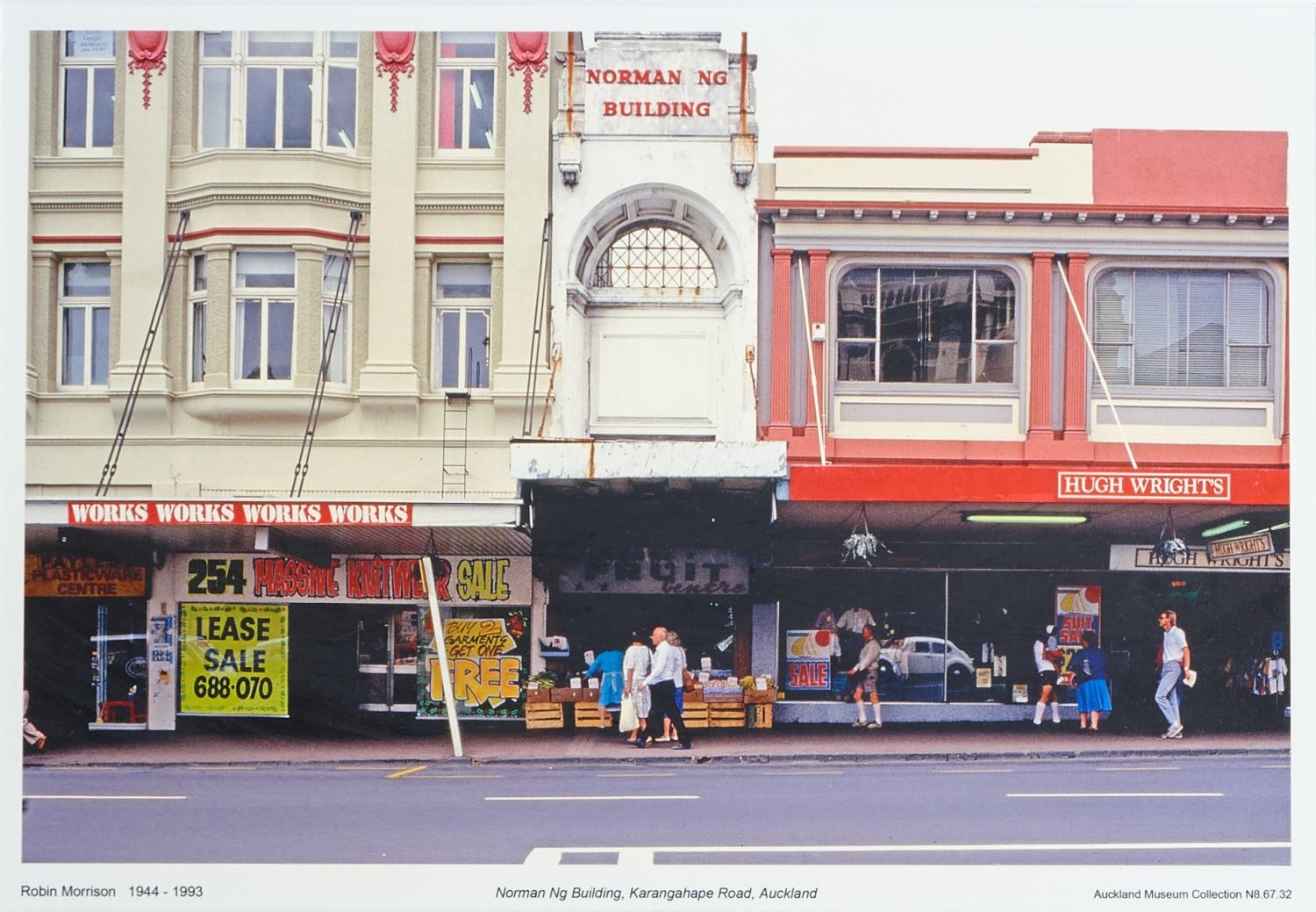 Norman Ng Building, Karangahape Road, Auckland by Robin Morrison