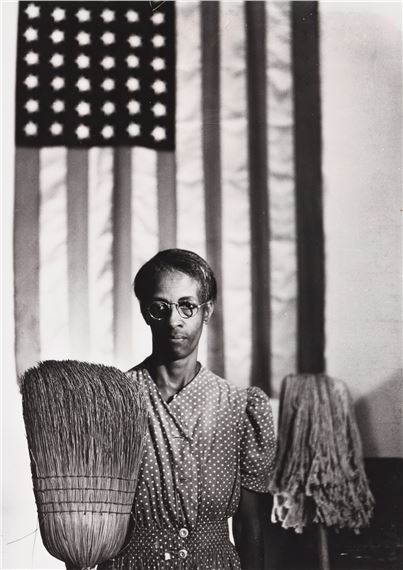 American Gothic, Washington, D.C. by Gordon Parks, printed circa 1970s