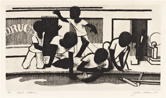 Street Children. by John Woodrow Wilson, 1973