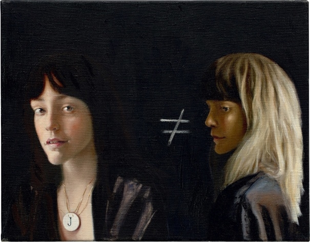 Artwork by Jenna Gribbon, If I Were Blonde, Made of oil on canvas