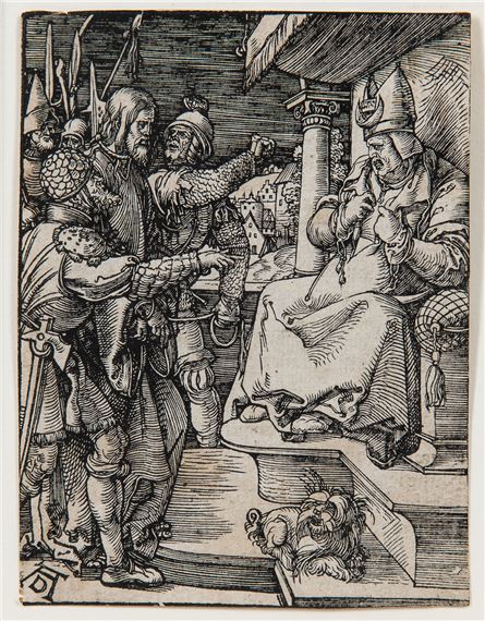 Christ Before Caiaphas , from Small Passion by Albrecht Dürer, 1511
