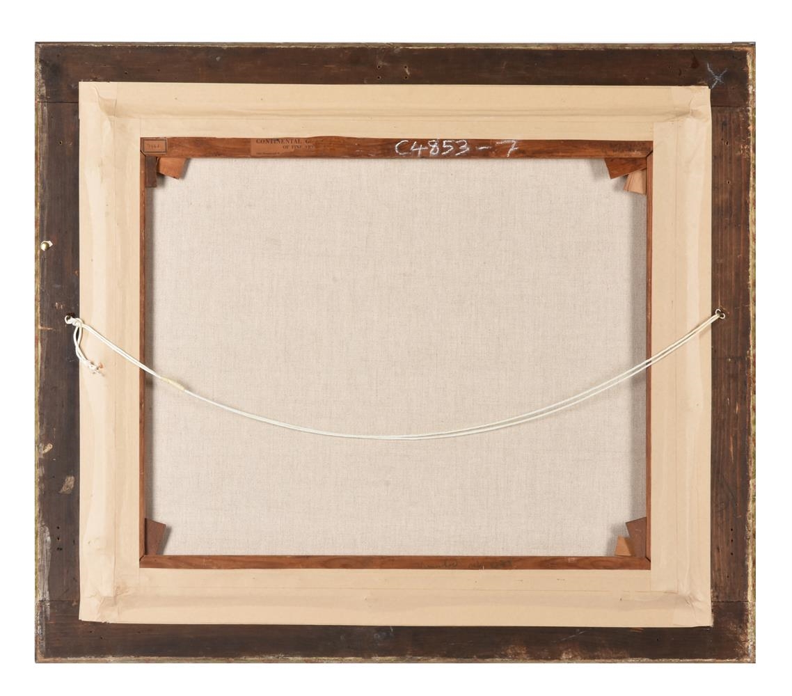 Artwork by William Lee-Hankey, 1952), Breton harbour scene, Made of Oil on canvas