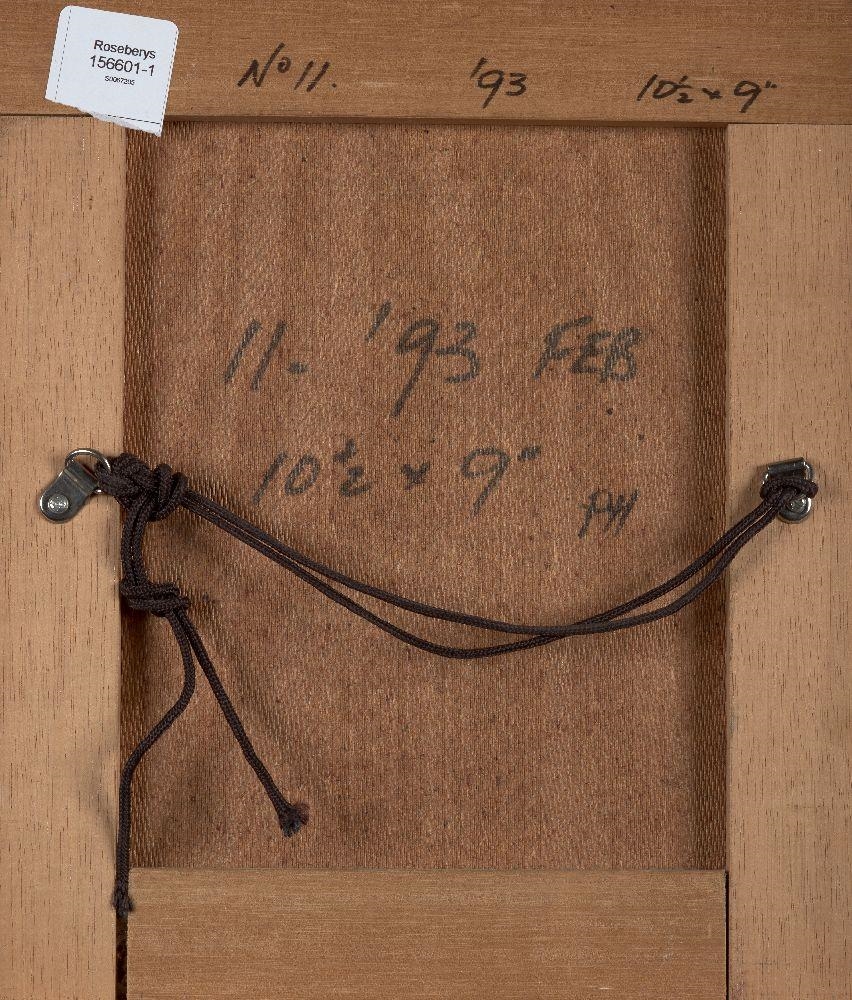 Artwork by Peter Haigh, No. 11 - Abstract Composition red, Made of oil on canvas