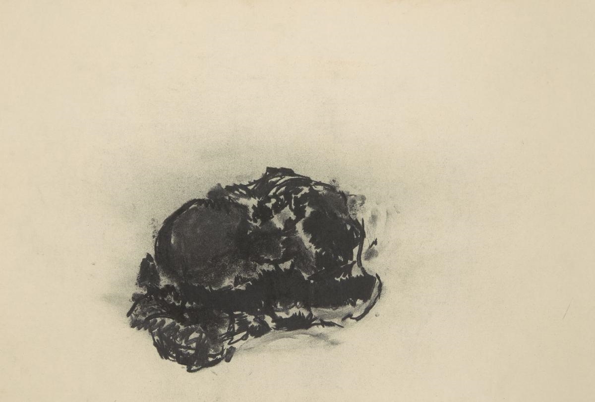 Artwork by Nicholas Pope, Untitled, Made of charcoal on paper