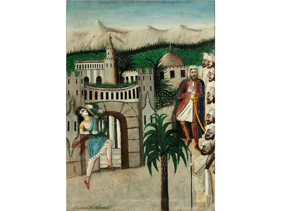 JEPHTA AND HIS DAUGHTER by Adalbert Trillhaase