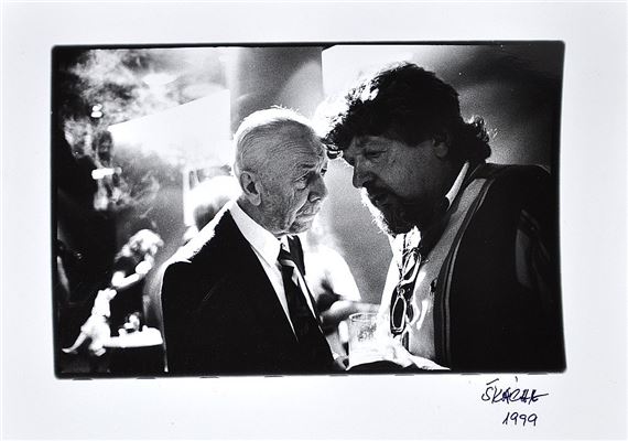 František Vláčil s Miroslavem Ondříčkem (1999)