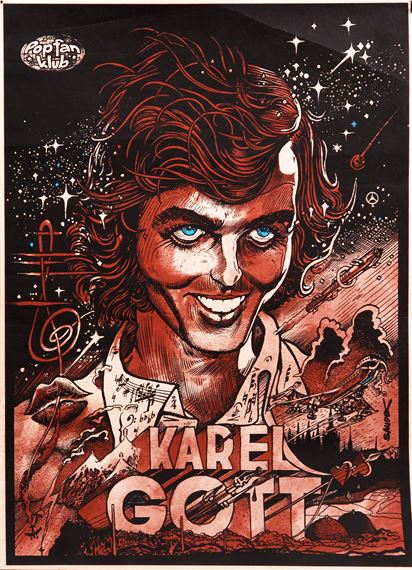 Karel Gott - Pop fan klub by Kaja Saudek, 1974