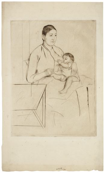 Nursing by Mary Cassatt, circa 1890