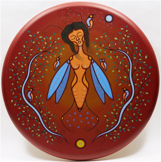 Dragon Queen / Respecting All Living Spirits by Blair Debassige, Sept. 4, 1998