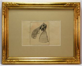 Henri Edmond Cross Figure Study Drawing Picture