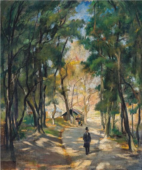 Parkrészlet by Hungarian School, 20th Century