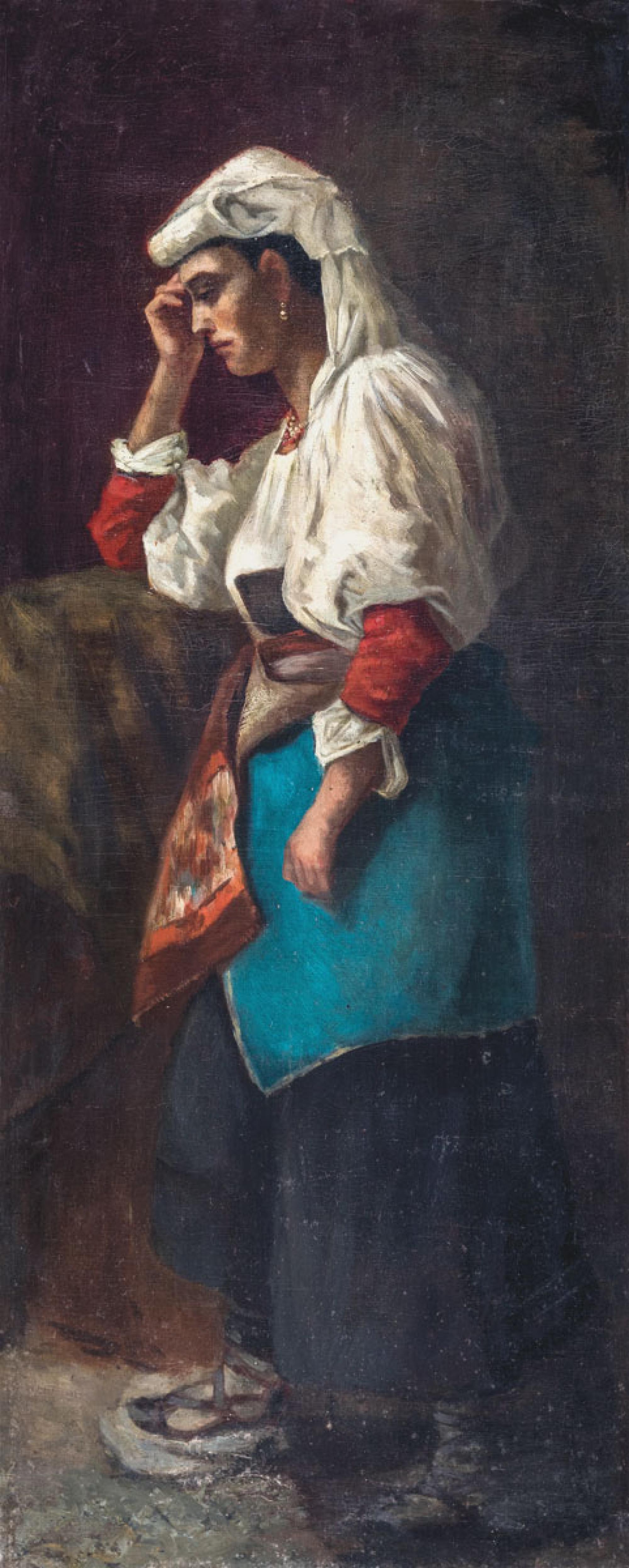Olasz lány by Hungarian School, 19th Century