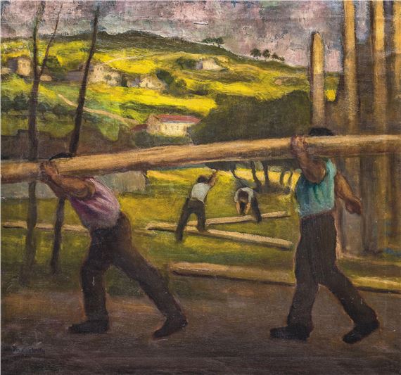 Gerendavivők by Willy Bokor, 1927 körül