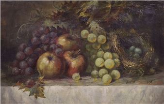 still life of apples - John Frank Swingler