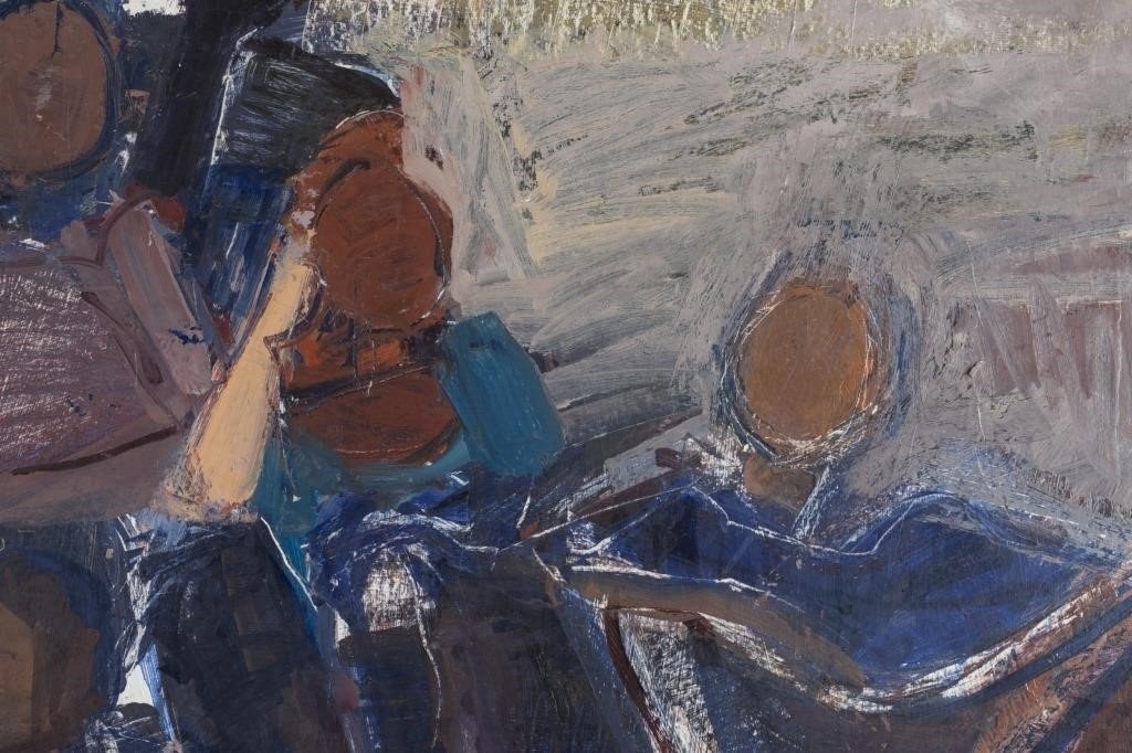 Artwork by Nancy Flanagan, Abstract Figures, Made of Oil on canvas