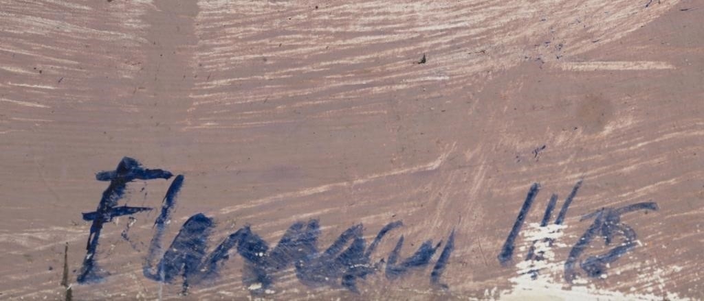 Artwork by Nancy Flanagan, Abstract Figures, Made of Oil on canvas