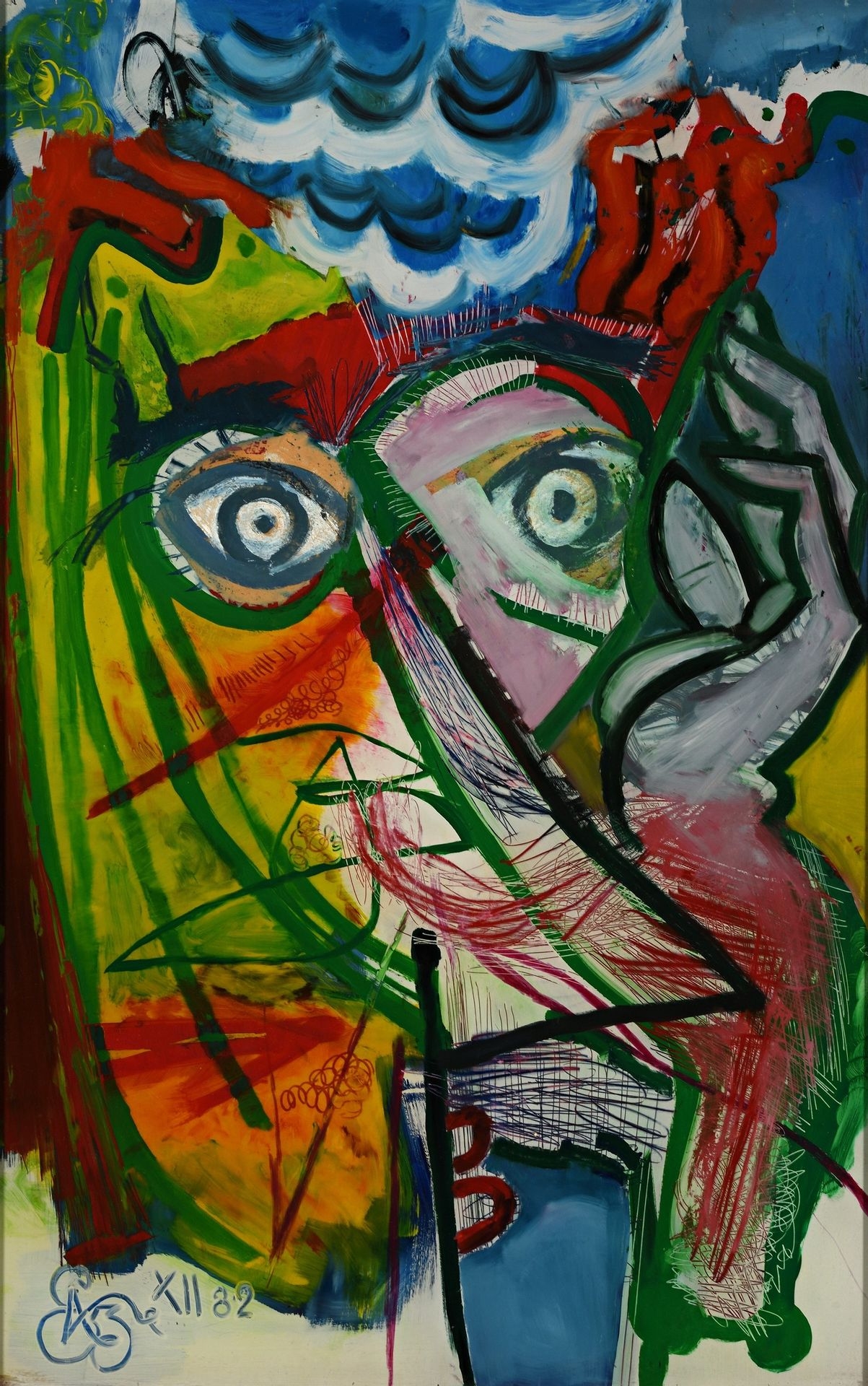 Face by Anatoly Zverev, XII 1982