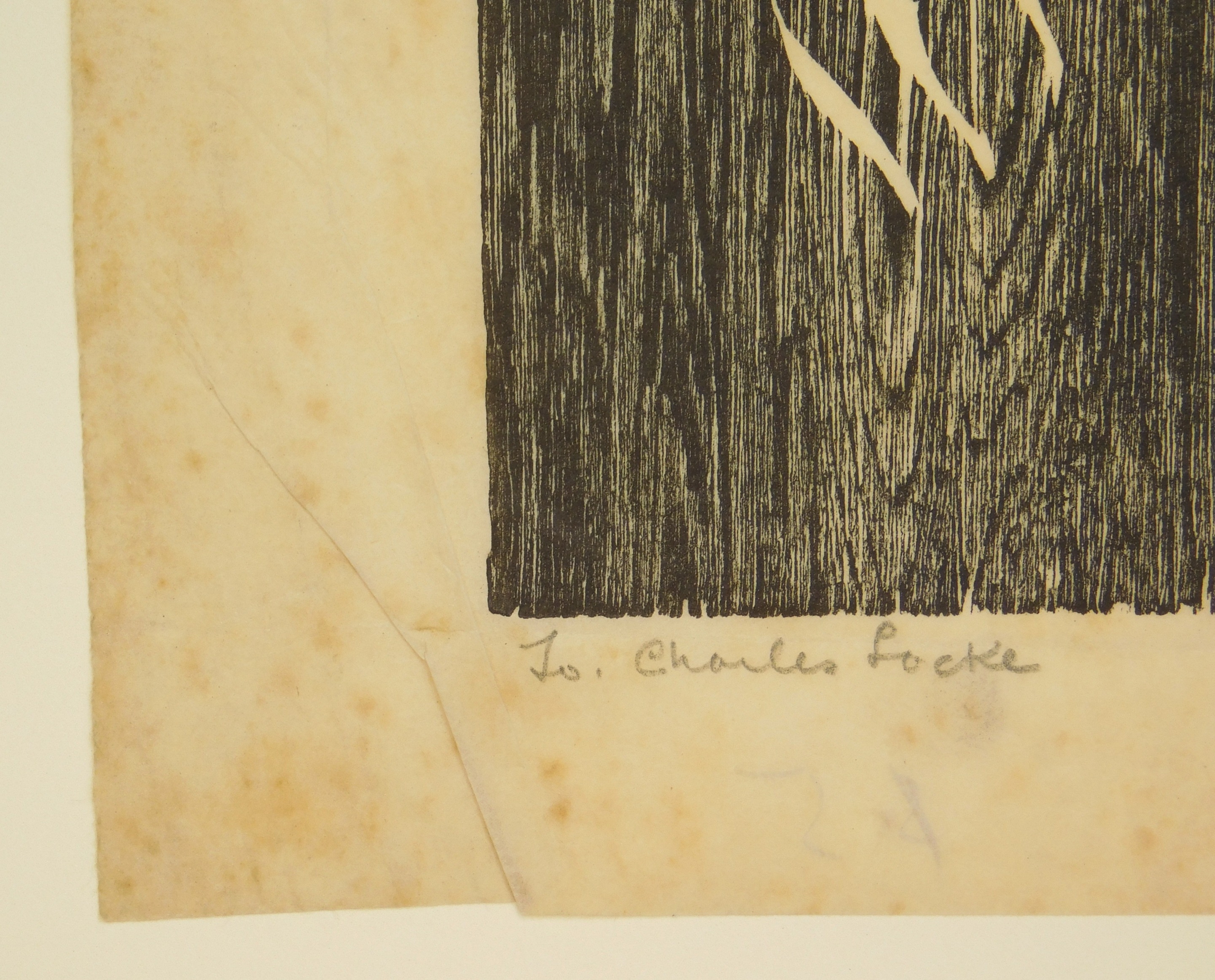A four-panel woodcut collage depicting religious and domestic scenes with stark black-and-white contrast.