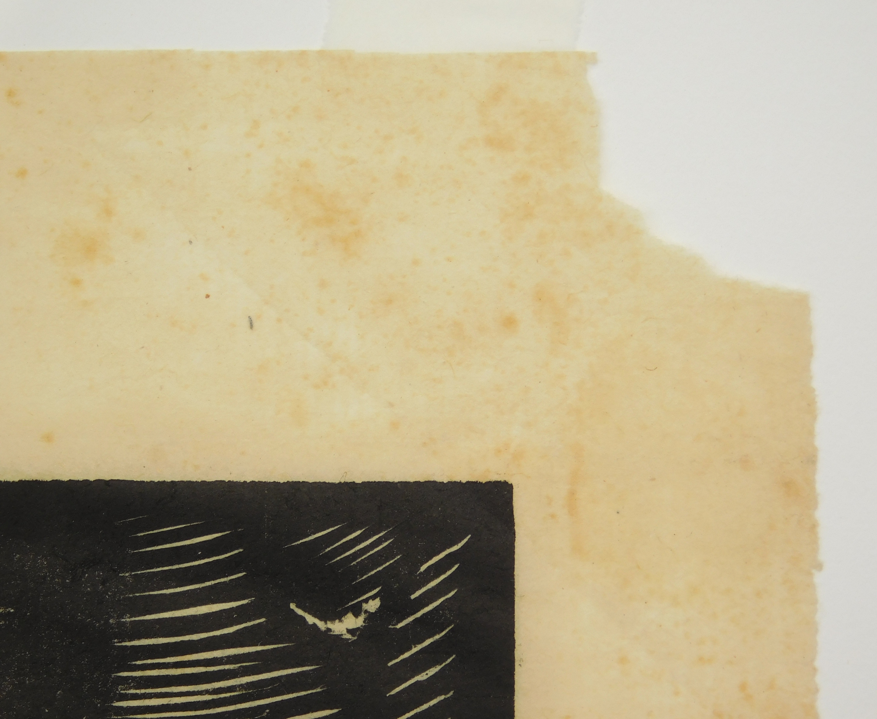 Artwork by Maurice Dey, The Erie Trestle, Made of woodcut