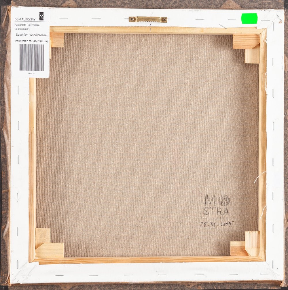 Artwork by Malgorzata Spychalska, From a bird's eye view, Made of acrylic/canvas