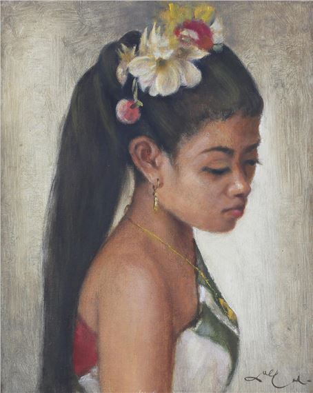 Portrait of Dayu Ade by Dullah