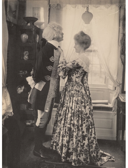 Artwork by Frances Stebbins Allen  & Mary Electra Allen, Women at Home (5 works), Made of Platinum prints