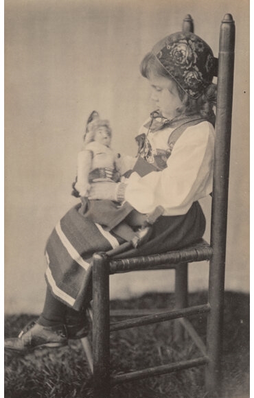 Artwork by Frances Stebbins Allen  & Mary Electra Allen, Women at Home (5 works), Made of Platinum prints