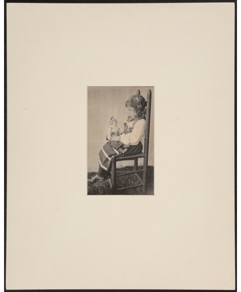 Artwork by Frances Stebbins Allen  & Mary Electra Allen, Women at Home (5 works), Made of Platinum prints