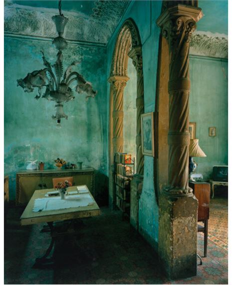 Green Dining Room (from Cuba series) by Michael Eastman, 2002