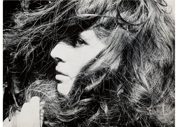 William Klein | Portrait of Anne-Marie Edvina (Hair) (1961) | MutualArt