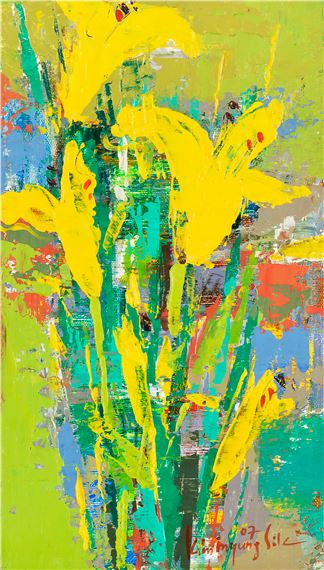 Pop Flower 08-A-33 by Kim Myung-sik, 2007