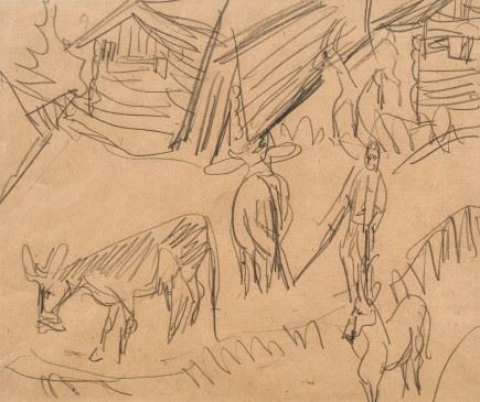 Staffelalp by Ernst Ludwig Kirchner, circa 1918
