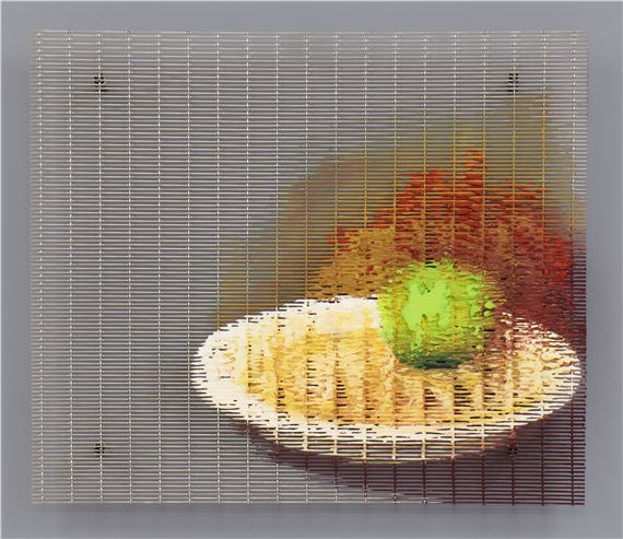 Encounter in a third style; Matrix by William Tillyer, 2005